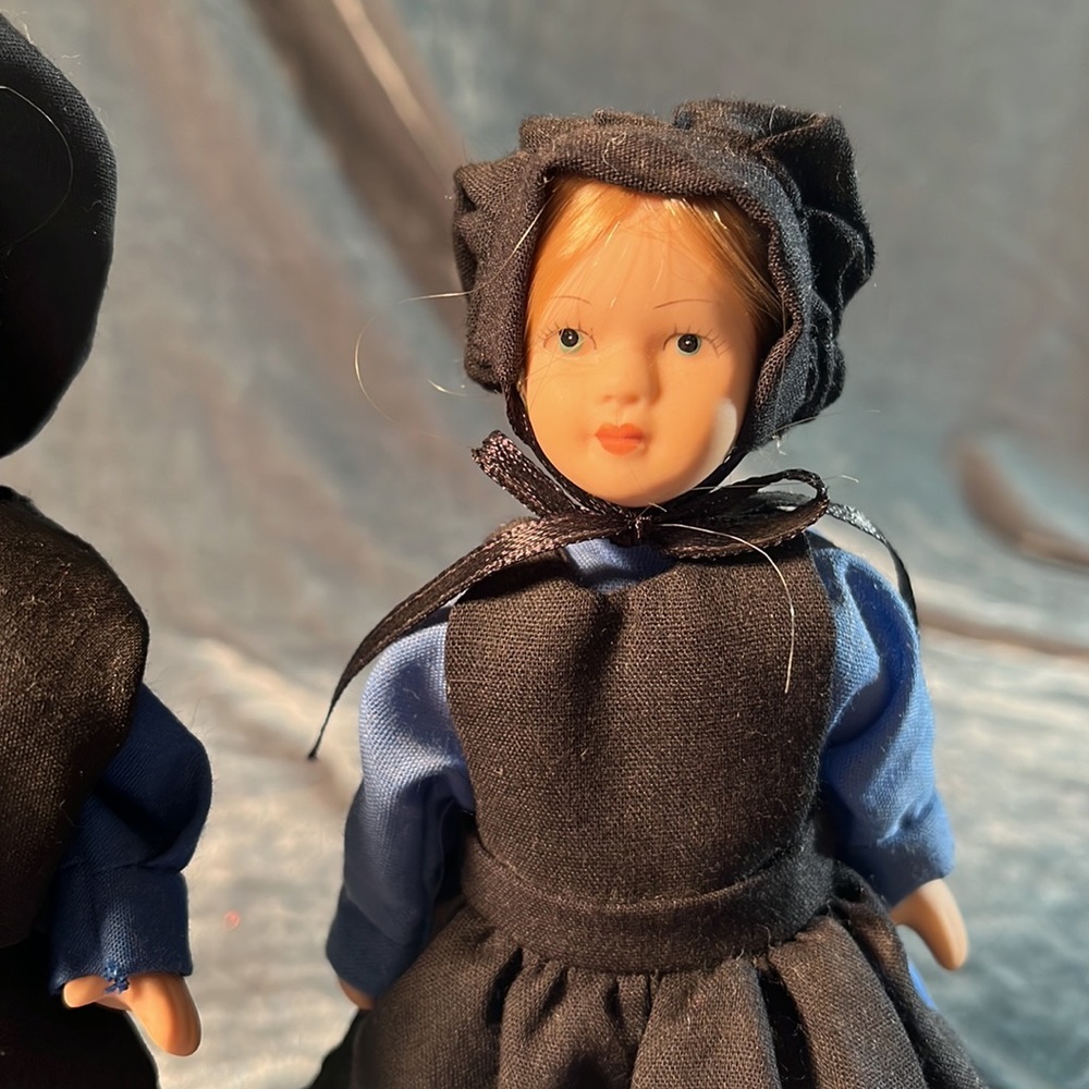 VTG Doll Couple Amish - Picture 3 of 4